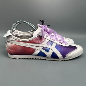 Onitsuka Tiger Mexico 66 Men 8 Womens 9.5 White Purple Cinderella Ombre Sneakers